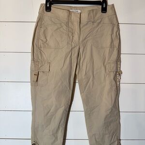 WHBM Beige/Tan Capris